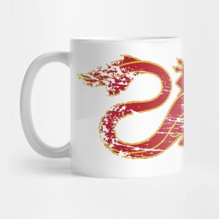 Dragon Banner Distressed. Mug